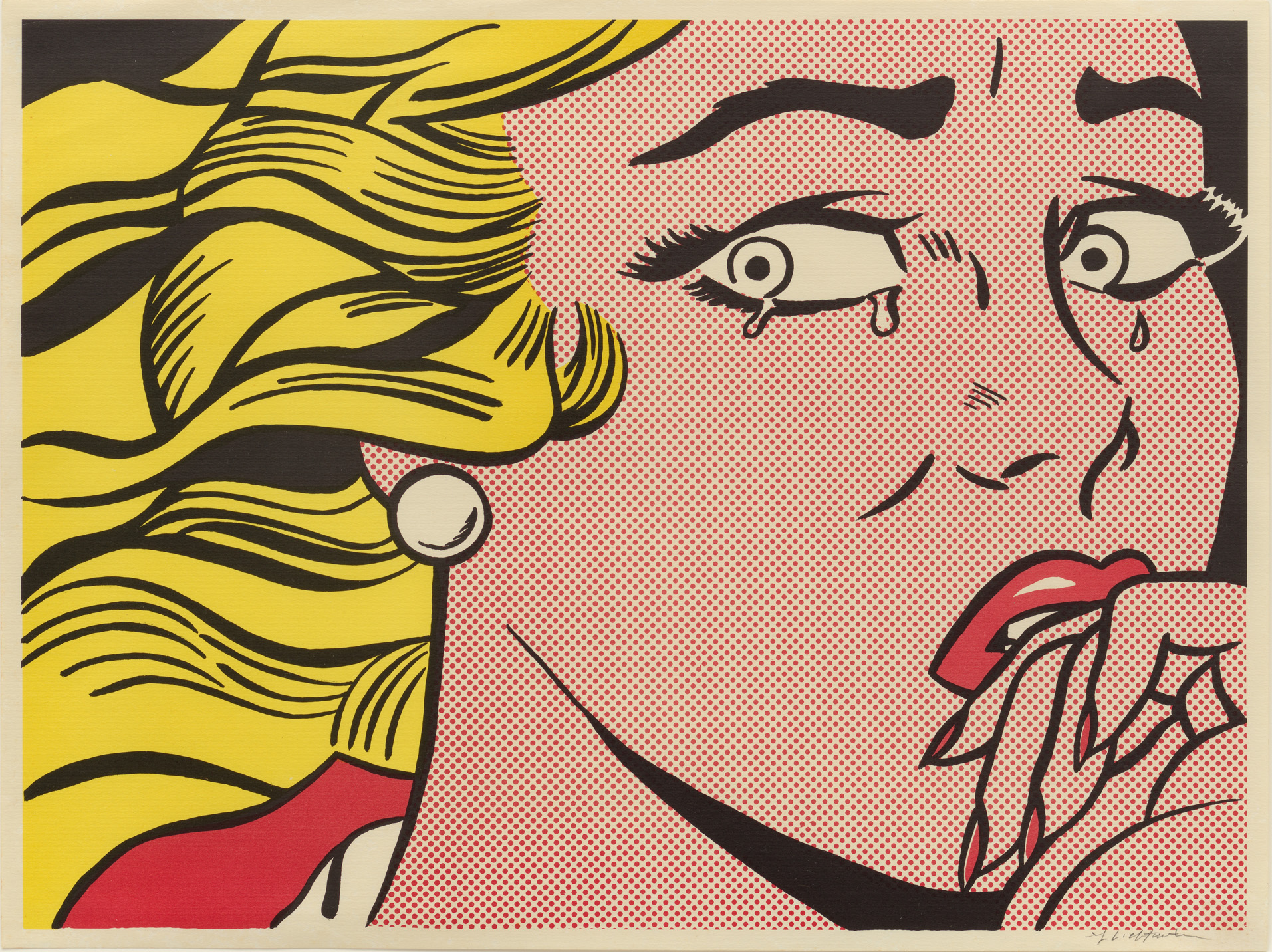 On View: Roy Lichtenstein - Crying Girl